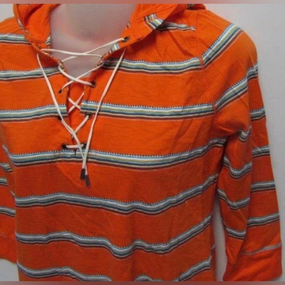 NWT Lauren Ralph Lauren Serape Hoodie Shirt Top PETITE Size PS